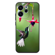 Силиконовый чехол с птичкой на OPPO Reno 15 F (Калибри)