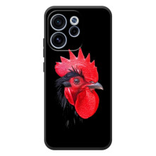 Силиконовый чехол с птичкой на OPPO Reno 15 F (Петушок)