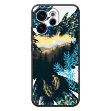 Силиконовый чехол с птичкой на OPPO Reno 15 F (Яркий Орел)