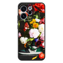 Бренднові Чохли для OPPO Reno 15 FS - (PREMIUMPrint) (Nike цветы)
