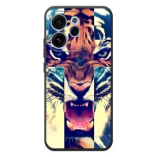 Чехлы с изображением разных животных для OPPO Reno 15 FS (Яркий Тигр)