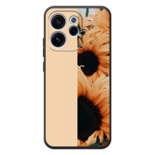 Чехлы с картинкой Подсолнухов для ОППО Рено 15 ФС (Красивые подсолнухи)