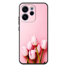 Чохли з картинкою (Тюльпани) на ОРО Reno 15 ФС (Рожеві тюльпани)