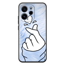 Чехлы (Знак сердечка) на OPPO Reno 15 FS (Сердечка знак)