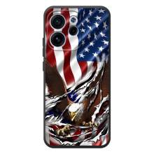 Чехол Флаг USA для OPPO Reno 15 FS (Флаг USA)