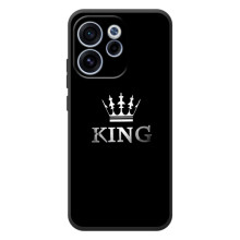 Чохол (Корона на чорному фоні) для ОРО Reno 15 ФС – KING