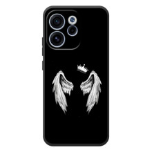 Чохол (Корона на чорному фоні) для ОРО Reno 15 ФС – Крила і корона