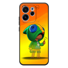 Чехол Бравл Старс для OPPO Reno 15 FS (LEON в кофте)