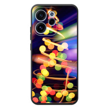 Чехол Новогодняя Елка на OPPO Reno 15 FS (Гирлянды)