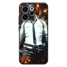 Силиконовый чехол с картинкой "Герой Pubg" на OPPO Reno 15 FS (Man Пубг)