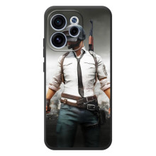 Силиконовый чехол с картинкой "Герой Pubg" на OPPO Reno 15 FS (Пабг)