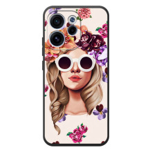 Чехол с картинкой Модные Девчонки OPPO Reno 15 FS (Девушка в очках)
