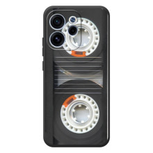 Чехол с Прикольным принтом на OPPO Reno 15 FS (Кассета магнитофона)