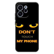 Чехол с Прикольным принтом на OPPO Reno 15 FS (Не трогай мой телефон)