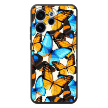 Чехол с принтом для ..."ОППО Ренo 15 ФС" - (Прикольные) (AlphaPrint) (Яркие бабочки)