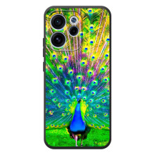 Чохол з пташками на OPPO Reno 15 FS (VPrint) – Яскравий Павлин