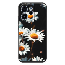 Чехол с ромашками на OPPO Reno 15 FS (Белые ромашки)
