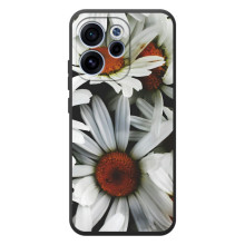 Чехол с ромашками на OPPO Reno 15 FS (Цветы Ромашки)