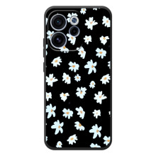 Чехол с ромашками на OPPO Reno 15 FS (Маленькие ромашки)