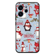Чохол Санта Клаус для OPPO Reno 15 FS (Різдвяний)