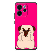 Чохол (ТПУ) Милі песики для OPPO Reno 15 FS (Веселий Мопсік)