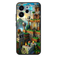 Чехол с картинками Майнкрафт для <td>OPPO Рено 15 FS </td> – Город Майнкрафт