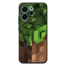 Чехол с картинками Майнкрафт для <td>OPPO Рено 15 FS </td> – Пиксельный Майнкрафт