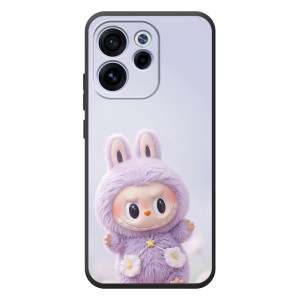 Чехол с принтом Лабубу для OPPO Reno 15 FS – Фиолетовый Лабубу