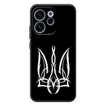 Чехол с украинским гербом на OPPO Reno 15 FS – Герб на черном