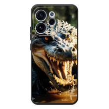 Чехол с картинкой «Хищники» для OPPO Reno 15 FS (Крокодил)