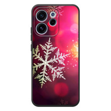 Новогодние Чехлы для ..."ОППО Ренo 15 ФС" (VPrint) (Снежинка)