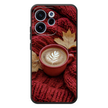 Чохол з унікальним дизайном 'Осінь з кавою' для OPPO Reno 15 FS – Кава на ковдрі