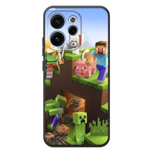 Чохли для OPPO Reno 15 FS (Персонажі МайнКрафт) (Майн-крафт)