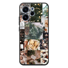 Різдвяні, Святкові Чохли для ОРО Reno 15 ФС (Різдвяний колаж)