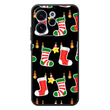 Силіконовий бампер на різдво для OPPO Reno 15 FS (Різдвяні подарунки)