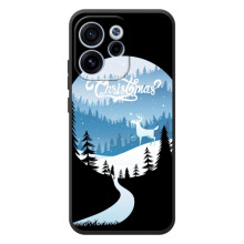 Силіконовий бампер на різдво для OPPO Reno 15 FS (Різдвяний Олень)