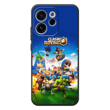 Силиконовый Чехол (атрибутика Клеш Роял) для OPPO Reno 15 FS (Клеш рояль)