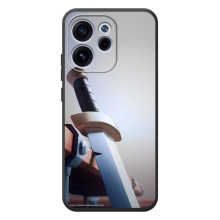 Силиконовый Чехол (атрибутика Клеш Роял) для OPPO Reno 15 FS (Меч варвара)