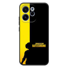 Чехол (TPU) с картинкой "Лого Пабг" на ОППО Рено 15 ФС (Battlegrounds)