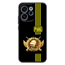Чехол (TPU) с картинкой "Лого Пабг" на ОППО Рено 15 ФС (Лого PUPG)