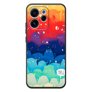 Силиконовый чехол с котиком для OPPO Reno 15 FS – Mew