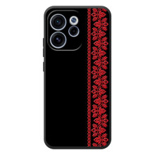 Силіконовый Чохол на OPPO Reno 15 FS (Червона вишиванка)