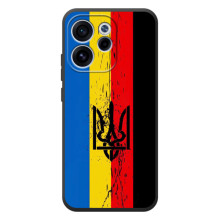 Украинские Чехлы для OPPO Reno 15 FS с картинкой УПА (AlphaPrint) – Прапор УПА