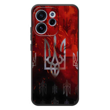 Украинские Чехлы для OPPO Reno 15 FS с картинкой УПА (AlphaPrint) – ГЕРБ УПА