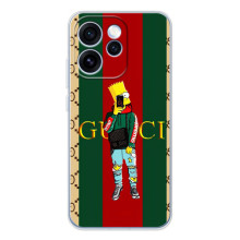 Брендновые Чехлы для OPPO Reno 15 Pro - (PREMIUMPrint) (Барт ГУЧЧИ)