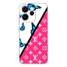 Брендновые Чехлы для OPPO Reno 15 Pro - (PREMIUMPrint) (Мода LV)