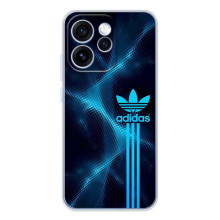 Чехлы Адидас для OPPO Reno 15 Pro (AlphaPrint) (Синий Адидас)