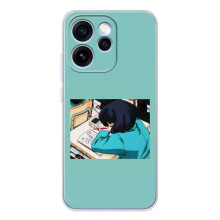 Чехол с персонажами АНИМЕ на OPPO Reno 15 Pro (Аканэ Тэндо)