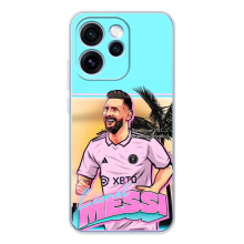 Чехлы для OPPO Рено 15 Про - Лео Месси Маями (Майами Месси)