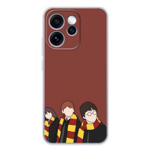 Чехлы с Гарри Поттером для OPPO Reno 15 Pro (AlphaPrint) (Гарри с друзьями)